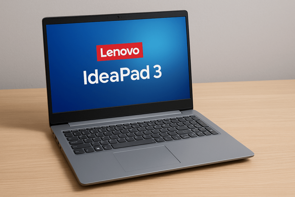 Lenovo IdeaPad 3 laptop for computer science students 2025 — sleek and lightweight design featuring AMD Ryzen 5 processor, 8GB RAM, and 256GB SSD, ideal for coding, programming, and software development tasks.