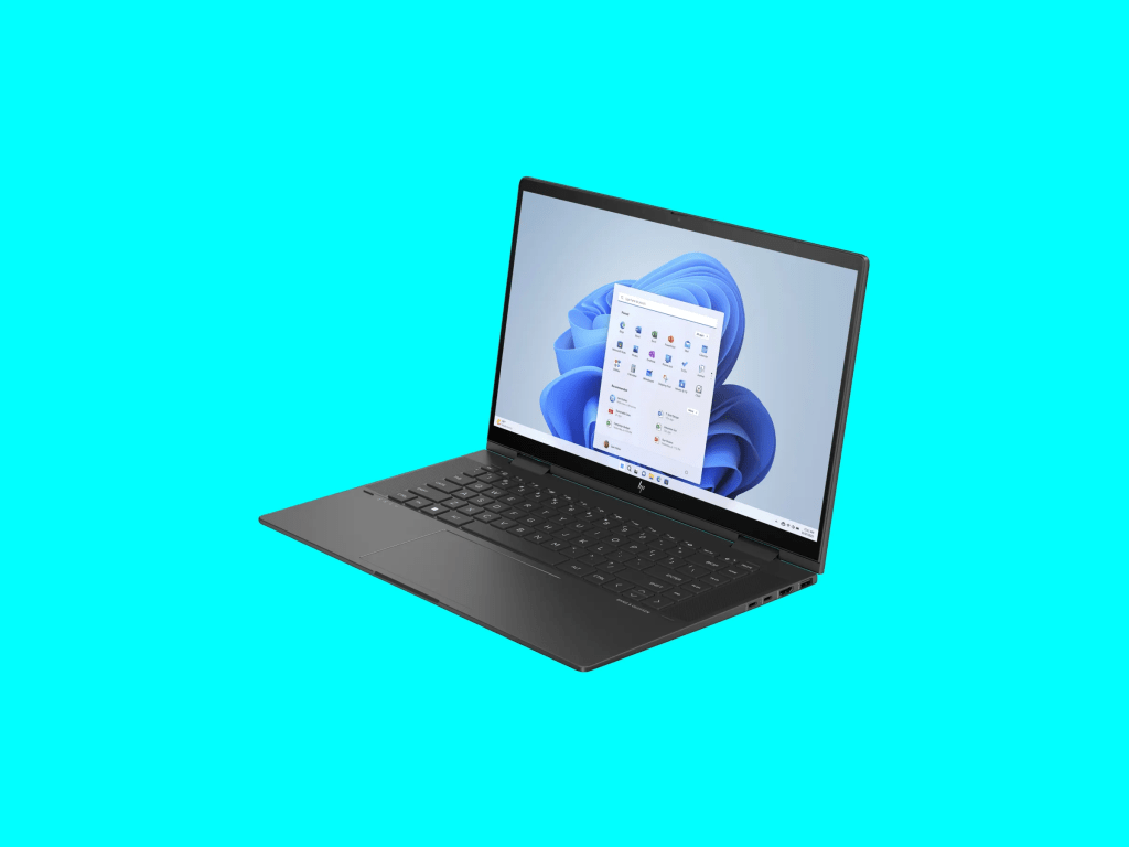 HP Envy x360 laptop – best convertible laptop for computer science students 2025, featuring sleek design, touchscreen display, and high performance for programming, coding, and software development.