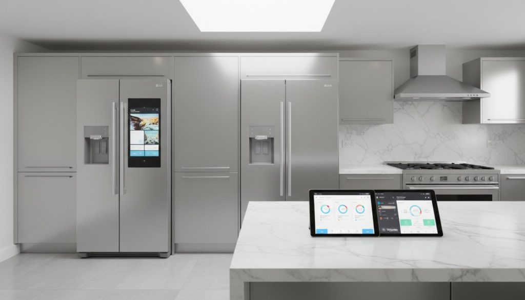 LG vs Whirlpool Refrigerator side-by-side 2025 comparison for Insight Electronic.